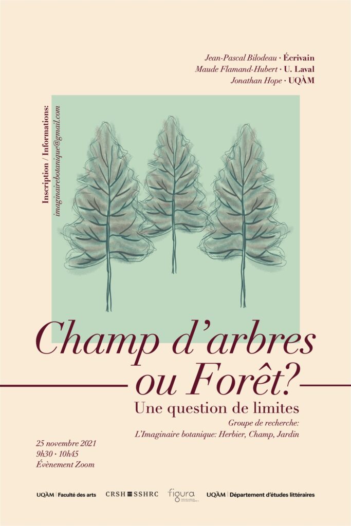 Affiche Champ d'arbres ou forêt?